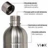 VIOK Butelka ze stali nierdzewnej 1,3 L do Aarke Carbonator Podgląd zdjęcia produktu 4