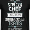 Spreadshirt Stolzer Chef Eines Fantastischen Teams Geschenk Produktbild-Vorschau 2