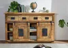 MASSIVMOEBEL24 Sideboard Mango 150x45x90 natur lackiert Produktbild-Vorschau 5