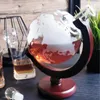 Karafka do whisky globus z grawerem mapa świata statek w Podgląd zdjęcia produktu 7