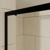 Porte de douche coulissante 140x200 cm - Verre transparent Voir les images du produit 5