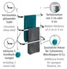 WENKO porta asciugamani IRPINIA barre cromate bagno WC Anteprima dell’immagine prodotto 2