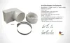Abluftset Mauerkasten 150 mm Edelstahl mit Rückstauklappe, Produktbild-Vorschau 8