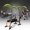 Three men are shown exercising on different weight benches, with the word 'Core' superimposed in large, glowing letters. Náhled obrázku produktu