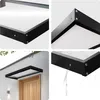 Wasabi - Vordach Haustür 120x80 cm AXIS PLUS – Massives Produktbild-Vorschau 4