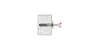 Diagram showing a screw being inserted into a wall anchor. Podgląd zdjęcia produktu