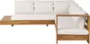 BELIANI Gartenset Braun es Akazienholz Polyester 5-Sitzer Produktbild-Vorschau 1