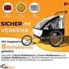 SAMAX Jogger 2v1 s přívěsem na kolo - v bílé/černé barvě - Náhled obrázku produktu 5