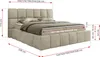 MKS MEBLE Boxspringbett, Doppelbett NIRA mit dekorativem Produktbild-Vorschau 6