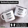 Huuraa Emaille Tasse Schatz versucht das beste Geschenk zu Produktbild-Vorschau 2