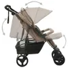 dkd-home-decor Geschwisterwagen Taupe 99 x 78 x 103 cm Produktbild-Vorschau 5