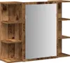 Bad-Spiegelschrank Altholz-Optik 80x20,5x64 cm Produktbild-Vorschau 1