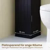 COSTWAY Badezimmerschrank schmal mit verstellbaren Ablagen, Produktbild-Vorschau 4