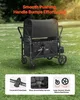 Wagon Kinderwagen für 4 Kinder Push Pull Faltbare Produktbild-Vorschau 4