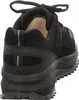 Rear view of a black Skechers Bionic Trail shoe. Voir les images du produit