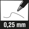 Wkład żelowy Pentel LRN5-AX 0,25 mm z metalową końcówką, Podgląd zdjęcia produktu 3