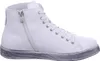A side view of a white high-top sneaker. Produktbild-Vorschau