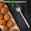 Falafel Former Edelstahl 304 5,5 cm Kugel Hebelmechanismus Produktbild-Vorschau 2