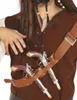 Guirca Brustgurt Mit Zwei Piratenpistolen Braun  Braun One Produktbild-Vorschau 5