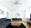 Globo Lighting stropní ventilátor kovový nikl matný, Náhled obrázku produktu 5