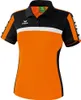 Erima CLASSIC 5-CUBES Poloshirt Damen orange/schwarz/weiß Produktbild-Vorschau 1