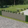 The Living Store Gabionenwand Verzinkter Stahl 630×30×100 Produktbild-Vorschau 1