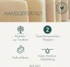 Marketing image showing soap bars with feature callouts. Produktbild-Vorschau