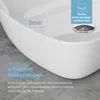 doporro Aufsatzwaschbecken Weiß glänzend BTH: 51x38x12 cm Produktbild-Vorschau 3