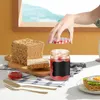 Zestaw 12 szklanych słoików do marmolady z czerwono-białymi Podgląd zdjęcia produktu 8