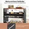 Schmaler, 4-stöckiger Küchenwagen mit Griff, Produktbild-Vorschau 4