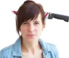 Oblique Unique Halloween Haarreifen Messer im Kopf - Prank Produktbild-Vorschau 1