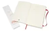 Moleskine Scarlet Red Large Plain Notebook Soft Voir les images du produit 5