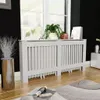 vidaXL Heizkörperabdeckung Weiß Holzwerkstoff 172 cm Produktbild-Vorschau 6