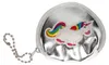 1 portafoglio con motivo di unicorno, 1 di 4 colori, circa Anteprima dell’immagine prodotto 6