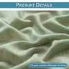Lot de 2 rideaux en voile semi-transparent aspect lin, avec Voir les images du produit 6