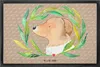 Mr. & Mrs. Panda Schuhabstreifer Hund Blumen 60 x 90 cm - Produktbild-Vorschau 1