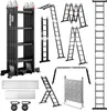 Teeno 7-in-1 Klappleiter aus Aluminium, 4,7 m, mit 2 Produktbild-Vorschau 1