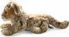 A plush toy lion cub lying down on a white background. Anteprima dell’immagine prodotto