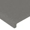 vidaXL Testiera grigio scuro 100x5x78/88 cm in tessuto Anteprima dell’immagine prodotto 4