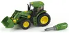 Theo Klein John Deere Traktor mit Frontlader und Gewicht, Anteprima dell’immagine prodotto 1