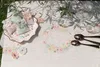 Tischläufer weiß pastell mit Blumen 3 m x 26 cm Produktbild-Vorschau 5