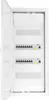 An open electrical distribution box with multiple circuit breakers and empty slots. Produktbild-Vorschau