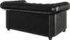 S-STYLE MÖBEL - Chesterfield Sofa 2 sitzer aus Schwarz Produktbild-Vorschau 6