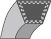 85,8 CM Fahrantrieb Keilriemen 754-04331 754-05040 754-0128 Produktbild-Vorschau 2