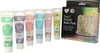 A set of six pastel-colored food coloring tubes and a product box are displayed against a white background. Produktbild-Vorschau