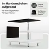 CASARIA® Couchtisch Schwarz Weiß Holz mit Stauraum 95x55cm Produktbild-Vorschau 6