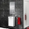 Fackelmann SBC SCENO Gäste WC Set 2-teilig 45 cm, Weiß, Produktbild-Vorschau 2
