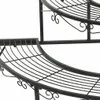 FATIVO Escalier à fleurs d'angle 3 niveaux Métal Étagère à Voir les images du produit 6