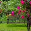 Relaxdays Hängebank, 2-Sitzer, Metall, HxBxT: 190x133x55 Produktbild-Vorschau 3