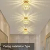 Moderne Kristall-Deckenleuchte, E27, LED-Deckenlampe, Produktbild-Vorschau 5